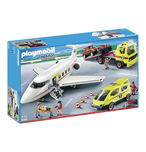 Playmobil® 5059 Bergrettung Mega-Set (Flugzeug, Van, Abschlepp-Truck) von PLAYMOBIL