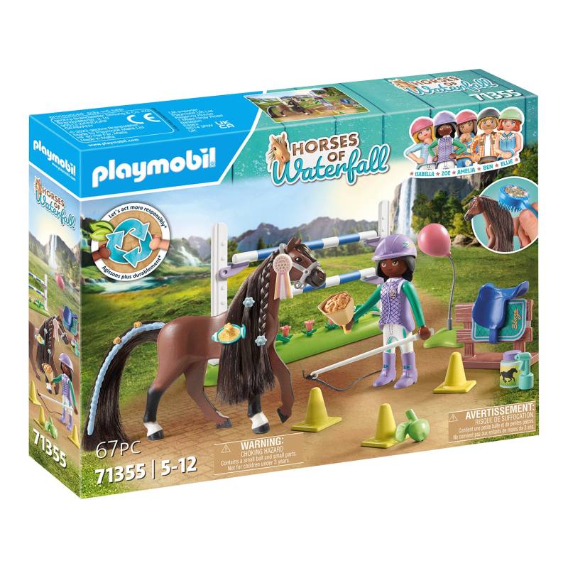 Playmobil® Horses Of Waterfall 71355 Zoe & Blaze mit Turnierparcours von PLAYMOBIL