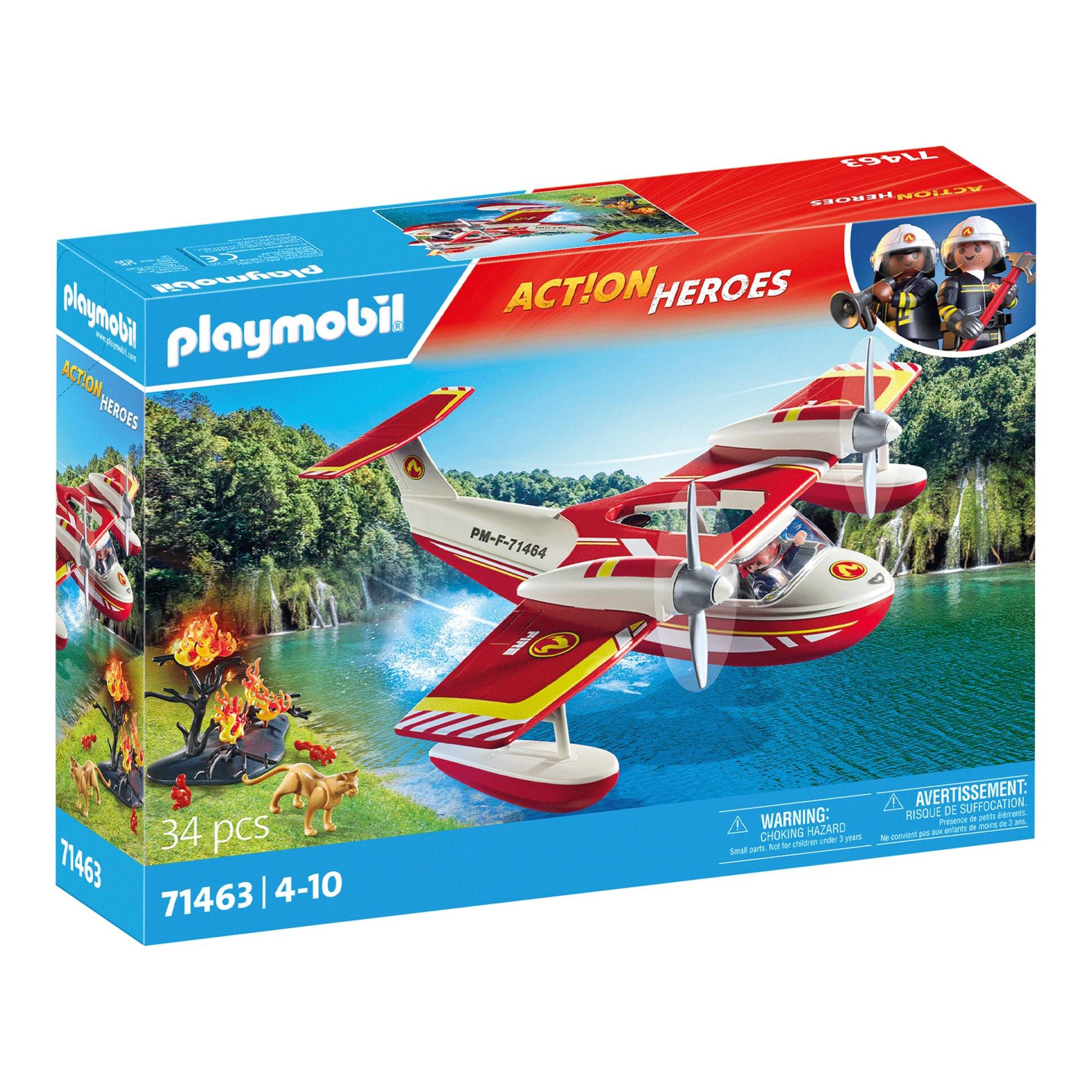Playmobil® Action Heroes 71463 Feuerwehrflugzeug mit Löschfunktion von PLAYMOBIL