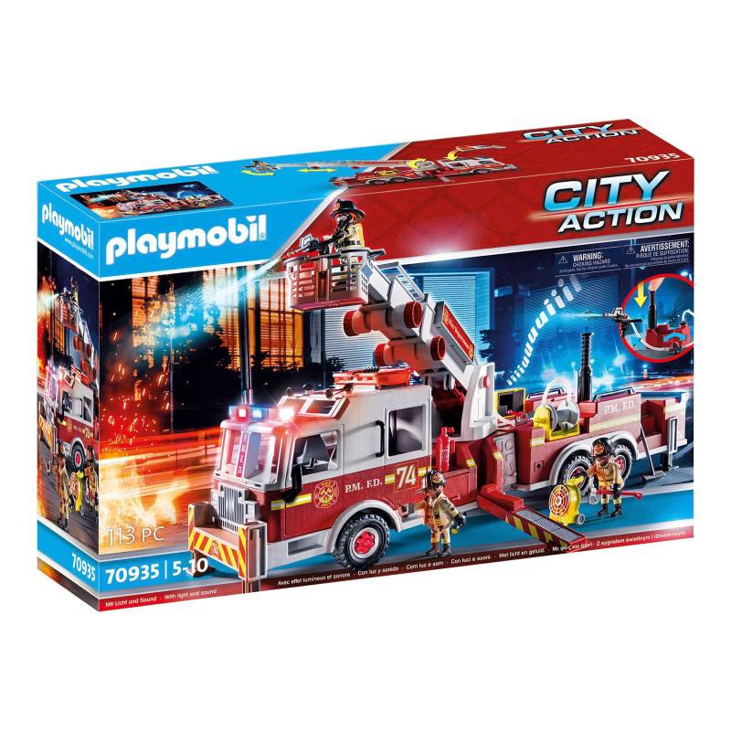 Playmobil® City Action 70935 Feuerwehr-Fahrzeug: US Tower Ladder von PLAYMOBIL
