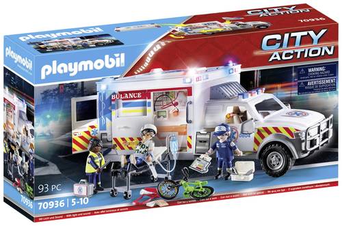 Playmobil® City Action Rettungs-Fahrzeug: US Ambulance 70936 von PLAYMOBIL