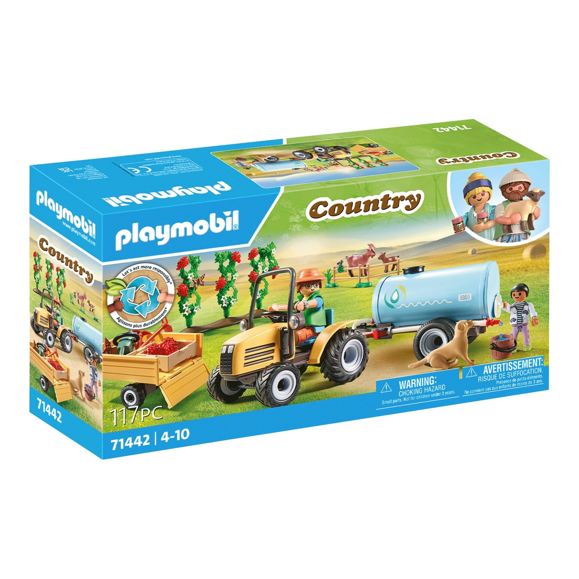Playmobil® Country 71442 Traktor mit Anhänger und Wassertank von PLAYMOBIL