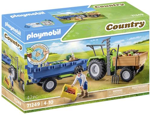 Playmobil® Country Traktor mit Hänger 71249 von PLAYMOBIL