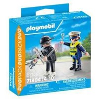 Playmobil® DUOPACK Polizist und Einbrecher 71804 von PLAYMOBIL