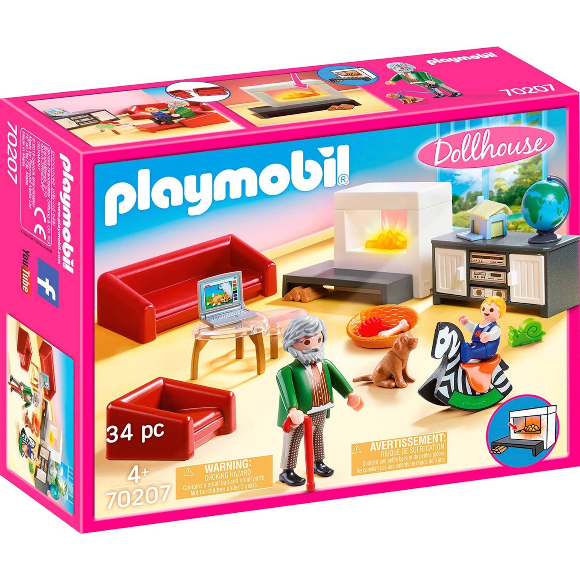Playmobil® Dollhouse 70207 Gemütliches Wohnzimmer von PLAYMOBIL