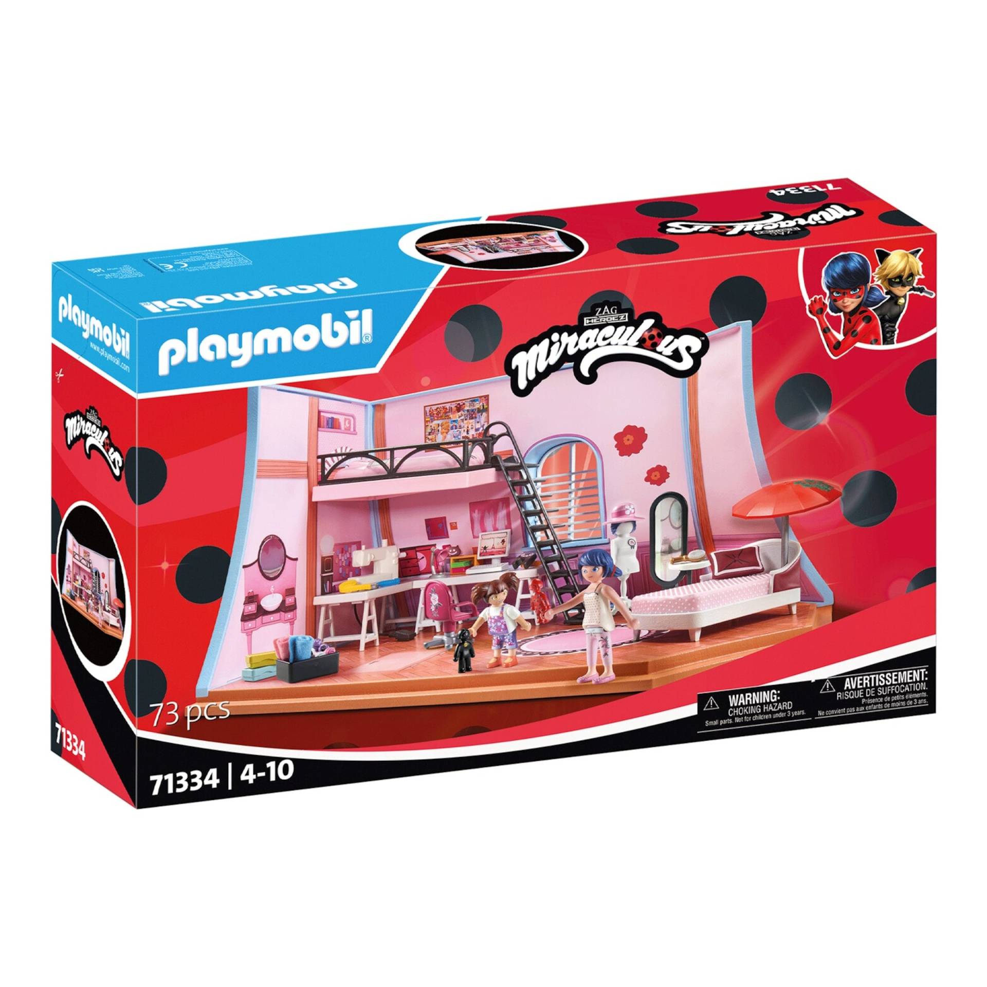 Playmobil® Miraculous 71334 Miraculous: Marinettes Loft von PLAYMOBIL
