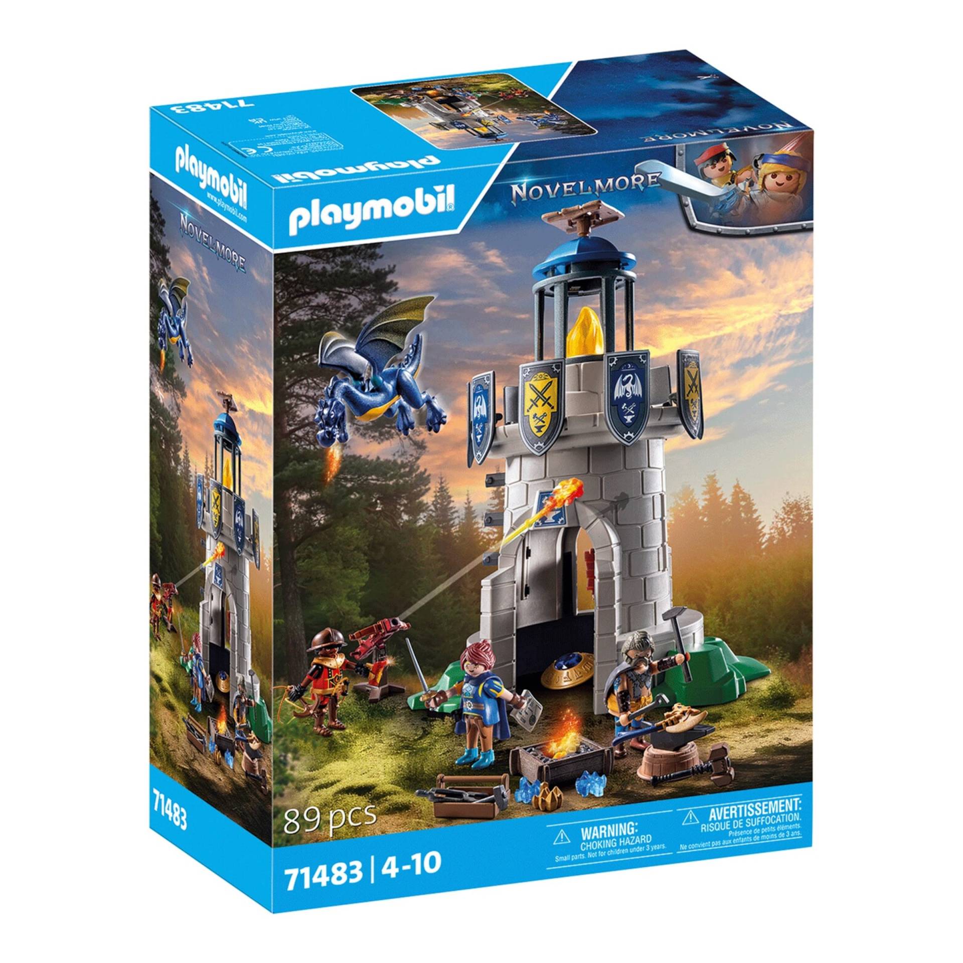 Playmobil® Novelmore 71483 Ritterturm mit Schmied und Drache von PLAYMOBIL