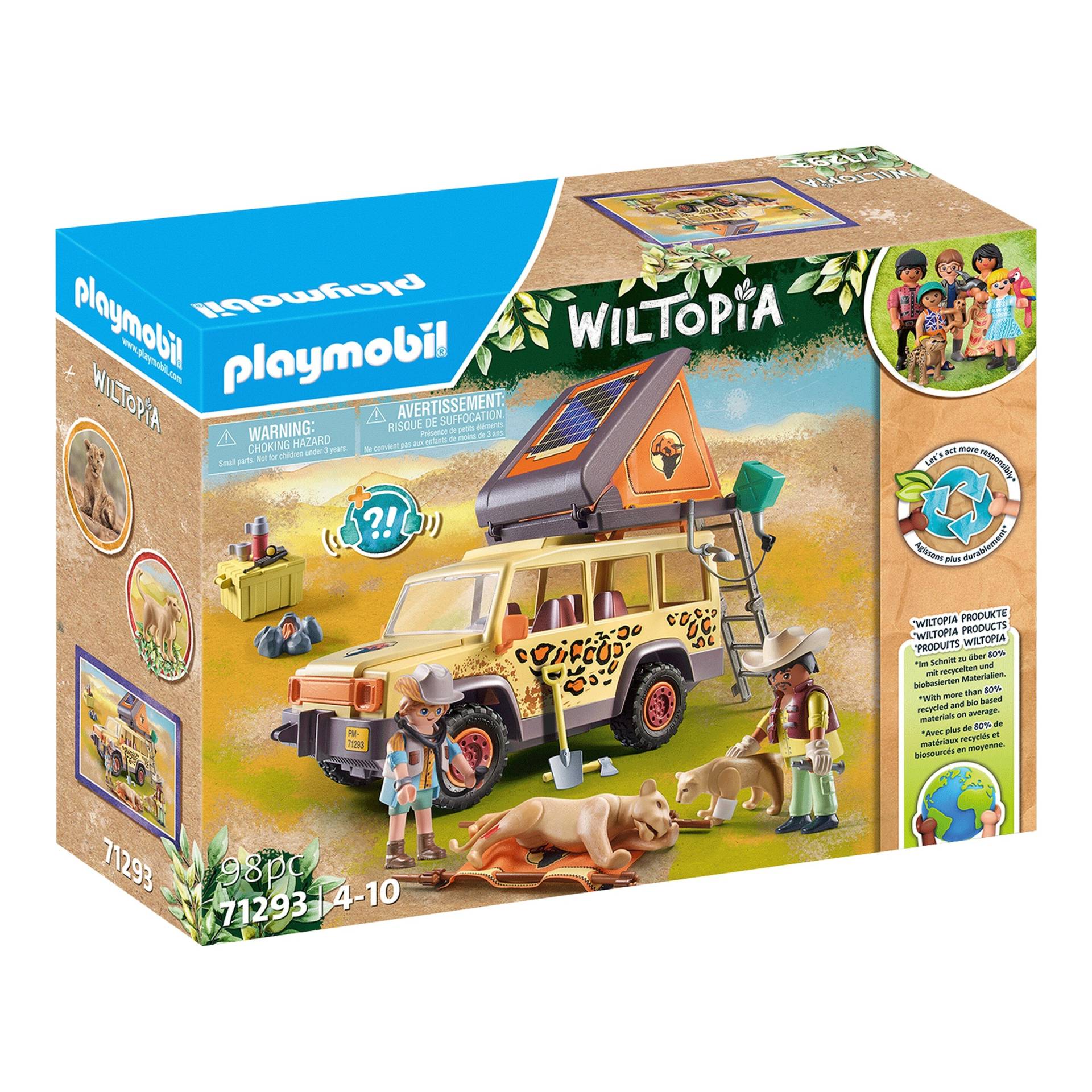 Playmobil® Wiltopia 71293 Wiltopia - Mit dem Geländewagen bei den Löwen von PLAYMOBIL