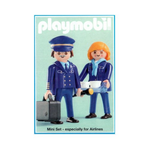 Playmobil 3107 - Kapitän und Flugbegleiterin von PLAYMOBIL
