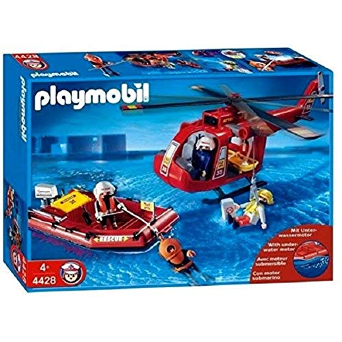 Playmobil 4428 - SOS-Helikopter mit Rettungsboot von PLAYMOBIL