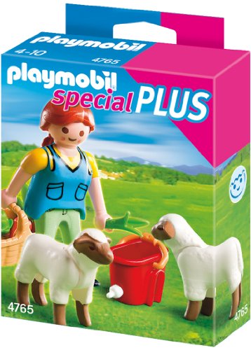 PLAYMOBIL 4765 Bäuerin bei Schäfchen-Fütterung PLAYMOBIL 4765 Bäuerin bei Schäfchen-Fütterung von PLAYMOBIL