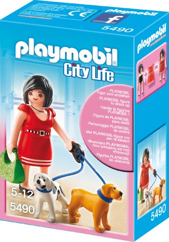 PLAYMOBIL City Life 5490 Frau mit Hündchen, Ab 5 Jahren von PLAYMOBIL