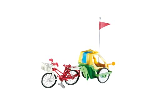 Playmobil 6388 Fahrrad mit Kinderanhänger (Folienverpackung) von PLAYMOBIL