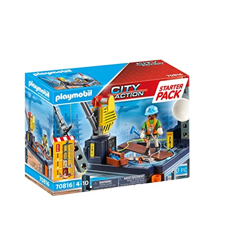 Playmobil 70816 Starterpack Bouwplaats Met Lier von PLAYMOBIL