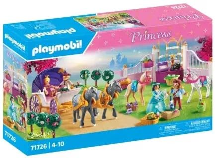 Playmobil 71726 - Königliche Kutsche mit Prinzessinnen & Reitschule - 239 Teile - Princess Universum - Ab 4 Jahren Playmobil 71726 - Königliche Kutsche mit Prinzessinnen & Reitschule - 239 Teile - Princess Universum - Ab 4 Jahren von PLAYMOBIL