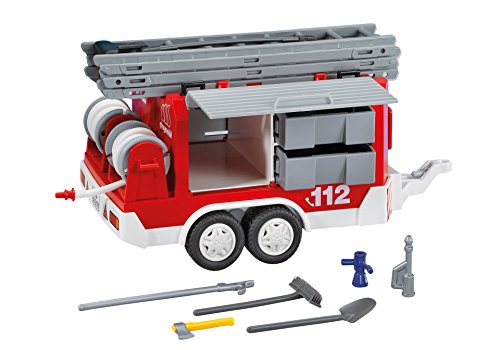 Playmobil 7485 - Feuerwehr-Anhänger (Folienverpackung) von Playmobil