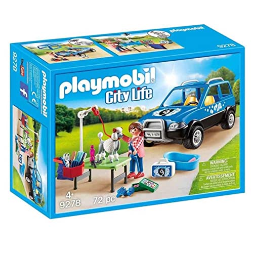 PLAYMOBIL City Life 9278 Mobiler Hundesalon, Ab 4 Jahren von PLAYMOBIL