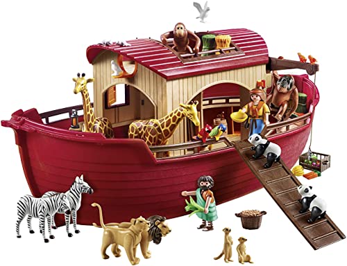 PLAYMOBIL Wild Life 9373 Arche Noah mit Figuren und vielen Tieren, schwimmfähig, ab 4 Jahren PLAYMOBIL Wild Life 9373 Arche Noah mit Figuren und vielen Tieren, schwimmfähig, ab 4 Jahren von PLAYMOBIL
