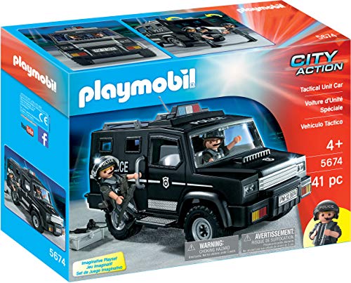 PLAYMOBIL City Action 5674 Tactical Unit-Auto, Ab 4 Jahren von PLAYMOBIL