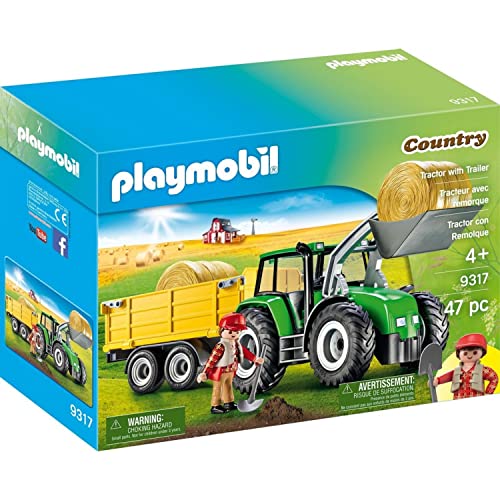 Playmobil Tractor Met Aanhanger von PLAYMOBIL