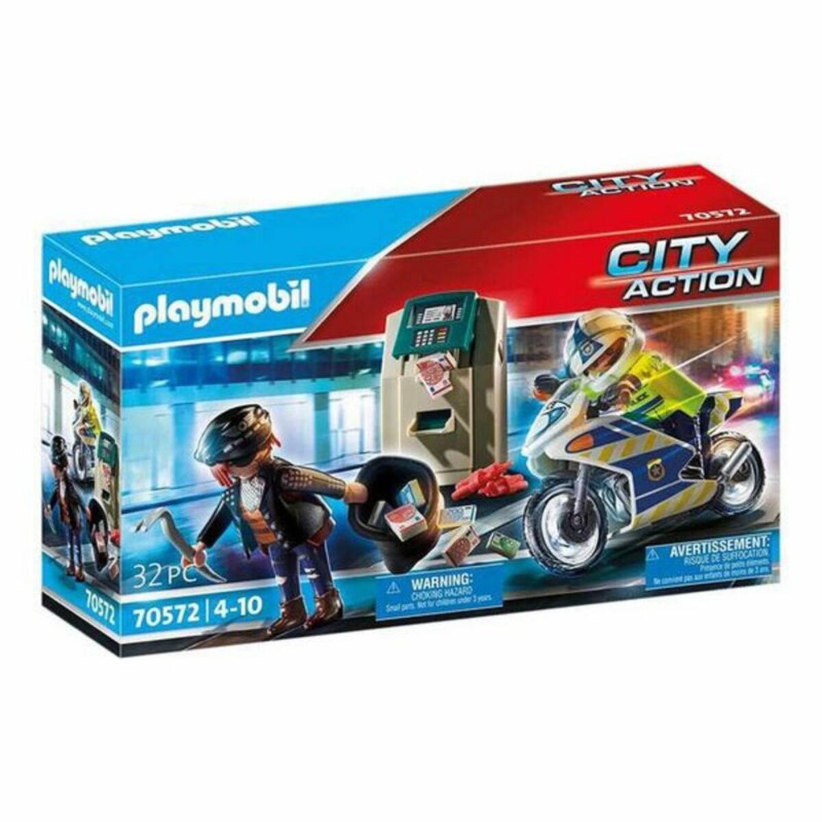 Playset City Action Police Motorbike Playmobil 70572 (32 pcs) von PLAYMOBIL