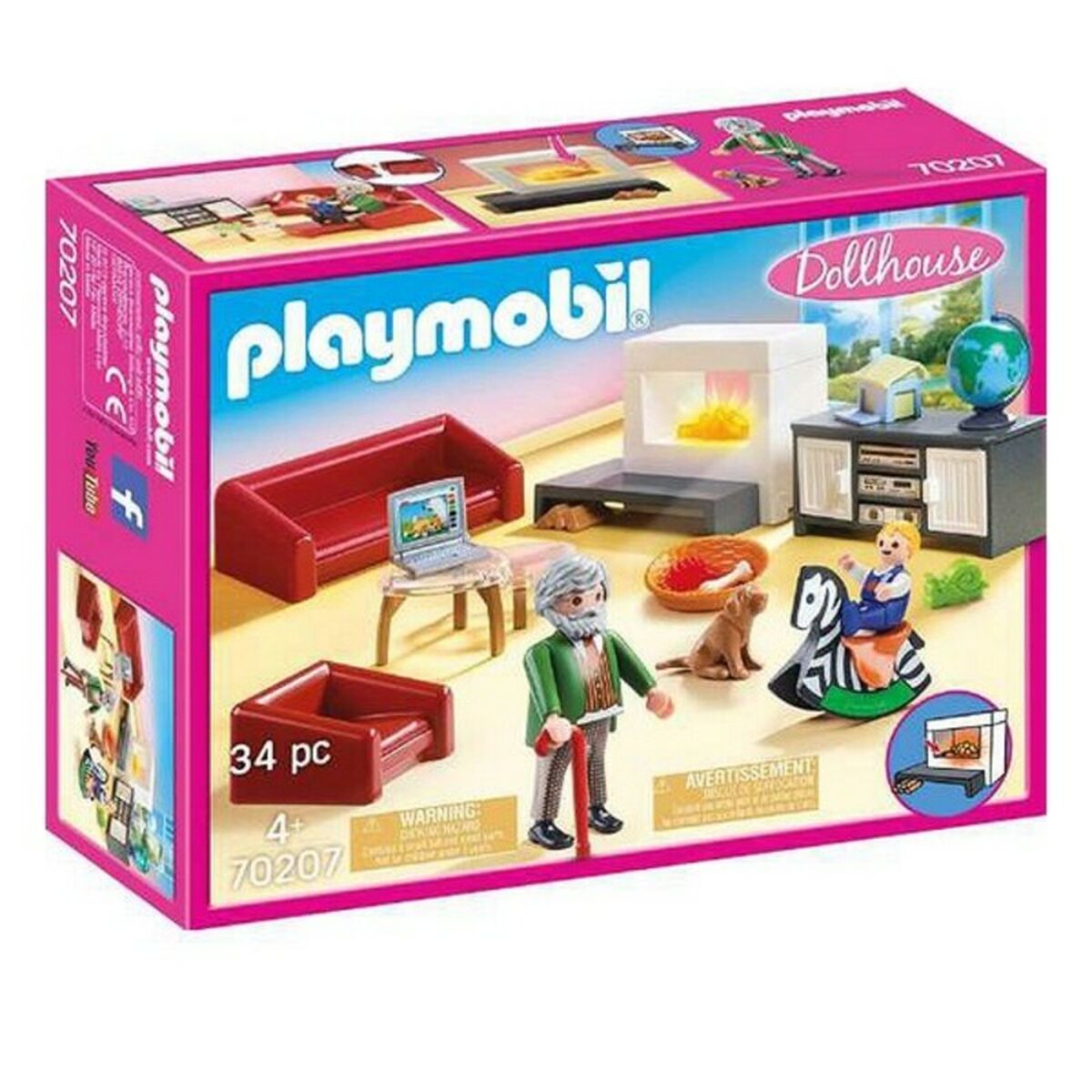 Playset Dollhouse Living Room Playmobil 70207 Esszimmer-Set (34 pcs) von PLAYMOBIL