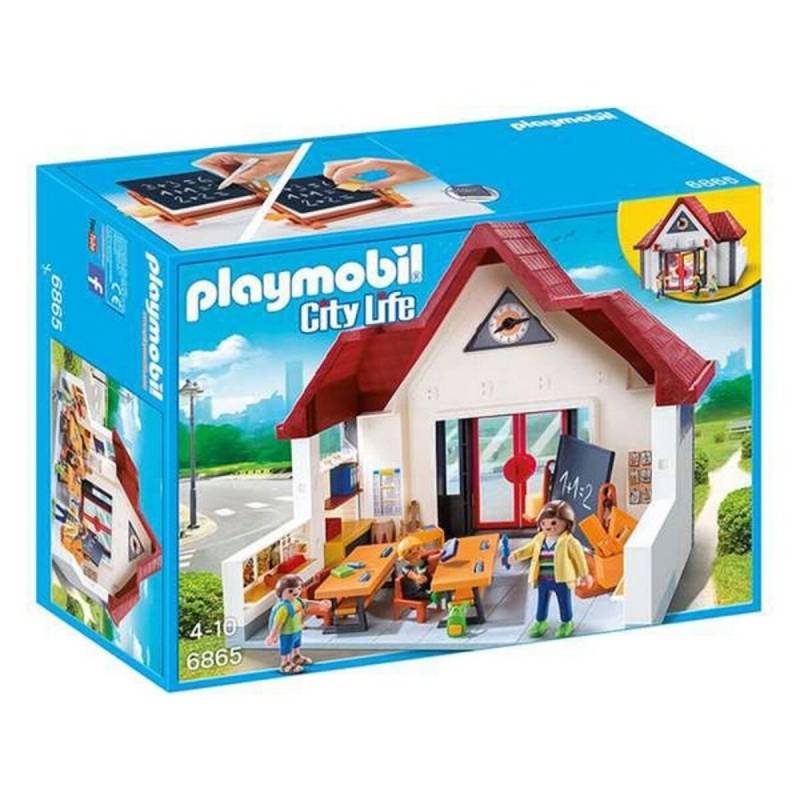 Playset Playmobil 6865 - City Life - School with Classroom von PLAYMOBIL