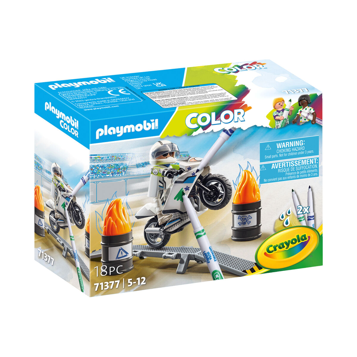 Playset Playmobil Color Motorrad 18 Stücke von PLAYMOBIL