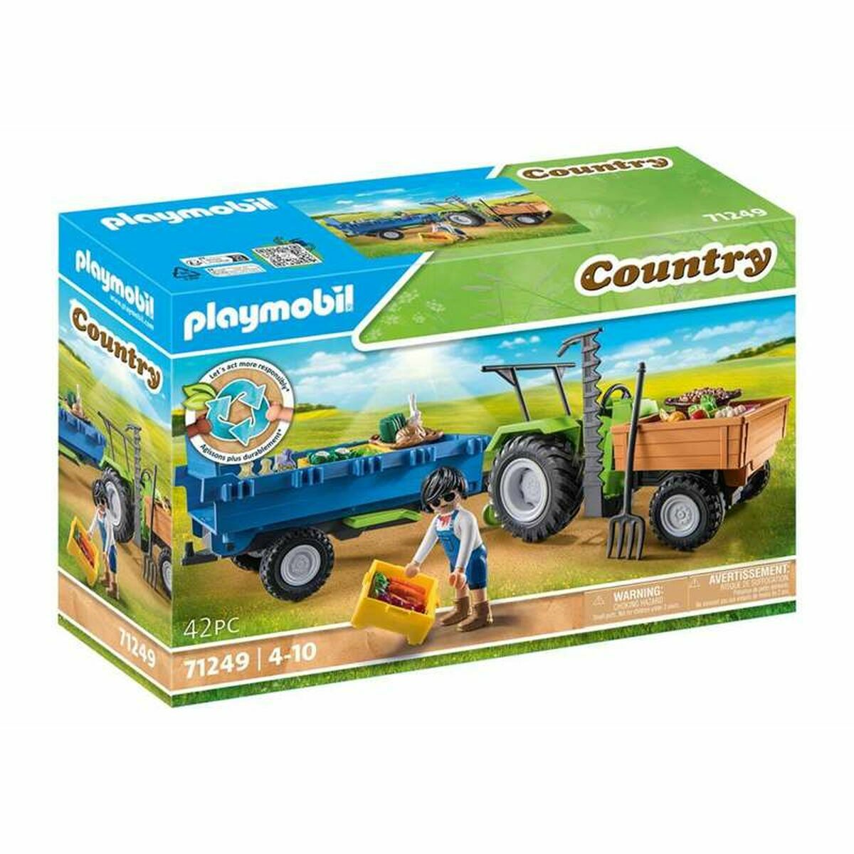 Spielset Fahrzeuge Playmobil 71249 42 Stücke Traktor Spielset Fahrzeuge Playmobil 71249 42 Stücke Traktor von PLAYMOBIL