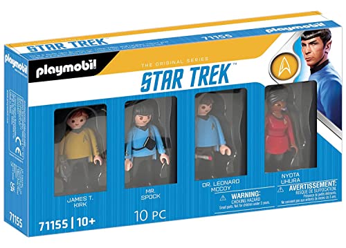 PLAYMOBIL Star Trek 71155 -Figurenset, 4 Sammelfiguren für Fans und Kinder ab 10 Jahren von PLAYMOBIL
