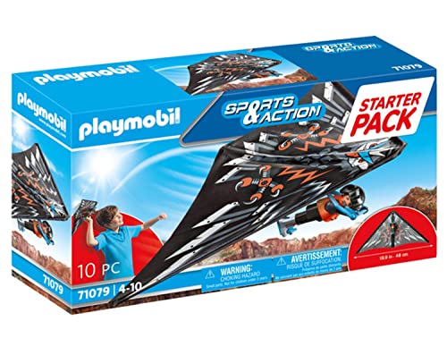 PLAYMOBIL Sports & Action 71079 Starter Pack Drachenflieger, Stuntman und Spielzeug-Drache, Erstes Spielzeug für Kinder ab 4 Jahren von PLAYMOBIL