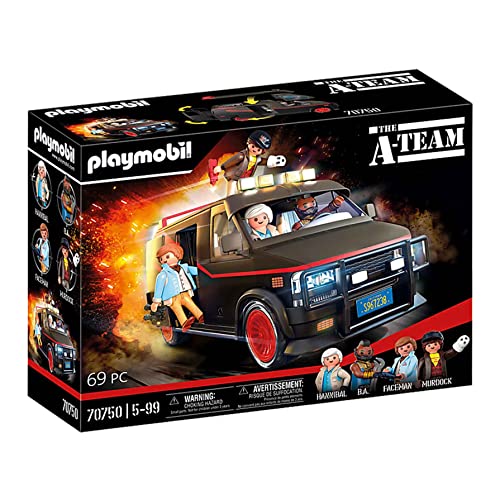 PLAYMOBIL 70750 The A-Team Van - im ikonischen Design, Für A-Team Fans, Sammler und Kinder, 5-99 Jahre von PLAYMOBIL