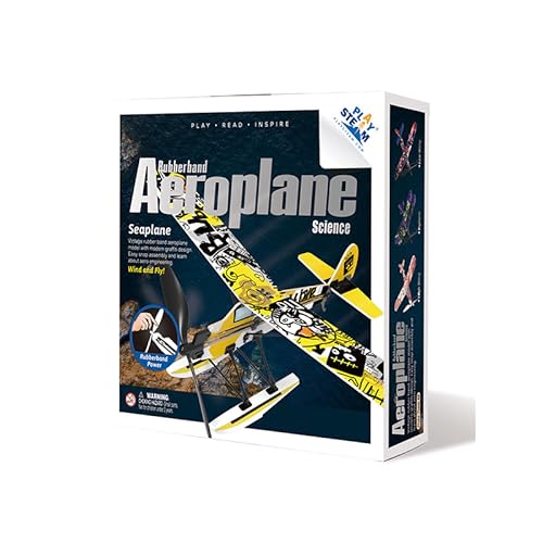 PLAYSTEM Rubber Band Aeroplane Seaplane STEM Kit von PLAY STEAM