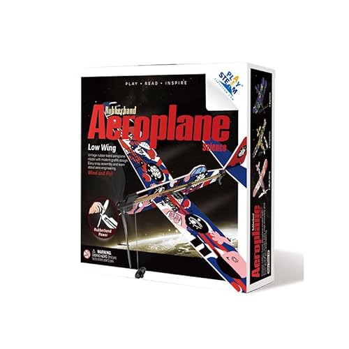 PLAYSTEM Rubber Band Aeroplane Low Wing STEM Kit PLAYSTEM Rubber Band Aeroplane Low Wing STEM Kit von PLAYSTEAM