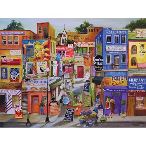 KI Puzzles 1000 Teile Puzzle für Erwachsene – Gwendolyn McShepard Cesar Chavez BLVD – 68,6 x 50,8 cm lebendige Stadtstraße, herausfordernde urbane Szene KI Puzzles 1000 Teile Puzzle für Erwachsene – Gwendolyn McShepard Cesar Chavez BLVD – 68,6 x 50,8 cm lebendige Stadtstraße, herausfordernde urbane Szene von PLAYVIEW