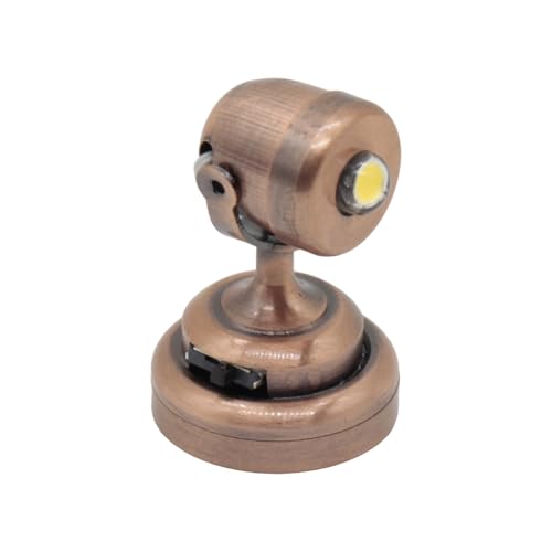 1/12 Dollhouses Accessoire Miniatur Scheinwerfer Spotlamp Mit Batteriebetriebenen LED Dollhouses Möbel Wohnzimmer Dekore Dollhouses Wohnzimmer Dekore von PLCPDM