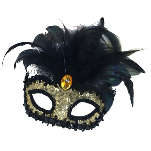 Halloween Karneval Halbgesicht gefiederte Venezianer Karneval Maskerade Party Halloween Karneval Halbgesicht gefiederte Venezianer Karneval Maskerade Party von PLCPDM
