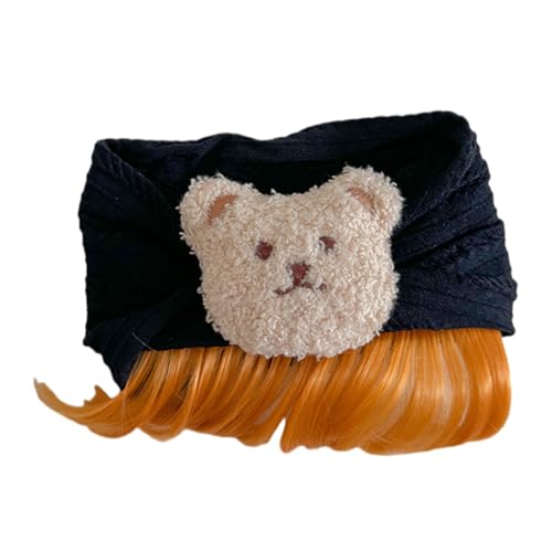 Modisches Haarstück Stirnband Für Neugeborene Säuglinge Cosplay Headwear Hairband Plüsch Bären Toupe Hair Accessoire Modisches Haarstück Stirnband Für Neugeborene Säuglinge Cosplay Headwear Hairband Plüsch Bären Toupe Hair Accessoire von PLCPDM