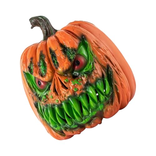 PLCPDM Beängstigende Kopfbedeckung Halloween Kürbismaske Vollkopf Kürbismaske Für Frauen Mann Cosplay Halloween Dekoration Maske PLCPDM Beängstigende Kopfbedeckung Halloween Kürbismaske Vollkopf Kürbismaske Für Frauen Mann Cosplay Halloween Dekoration Maske von PLCPDM