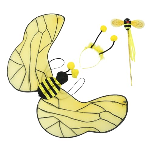 PLCPDM Bienen Kostüm Erwachsene Honigbienen Kostüm Set Halloween Cosplay Kostüme Tierverkleidungskostüme Für Erwachsene Frauengeschenke PLCPDM Bienen Kostüm Erwachsene Honigbienen Kostüm Set Halloween Cosplay Kostüme Tierverkleidungskostüme Für Erwachsene Frauengeschenke von PLCPDM