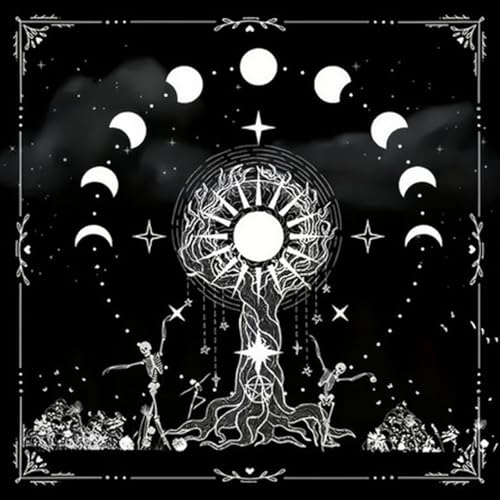 PLCPDM Celestials Tarots Tischdecke Sonnen Und Mondopfer Wahrsagertuch Für Kartenlesen PLCPDM Celestials Tarots Tischdecke Sonnen Und Mondopfer Wahrsagertuch Für Kartenlesen von PLCPDM