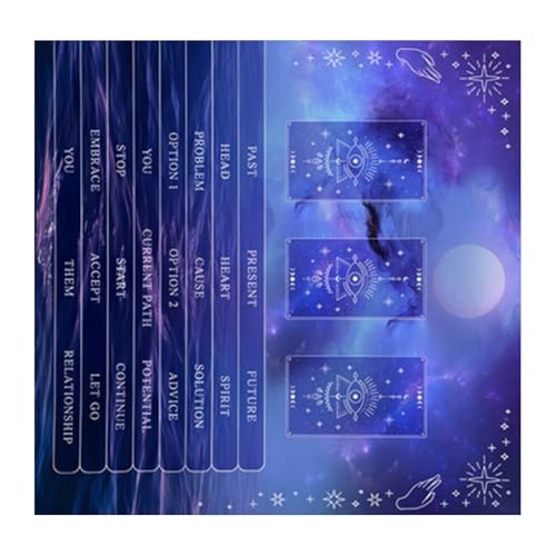 PLCPDM Divinations Karten Tischtuch Wandteppich Astrologys Hexerei von PLCPDM