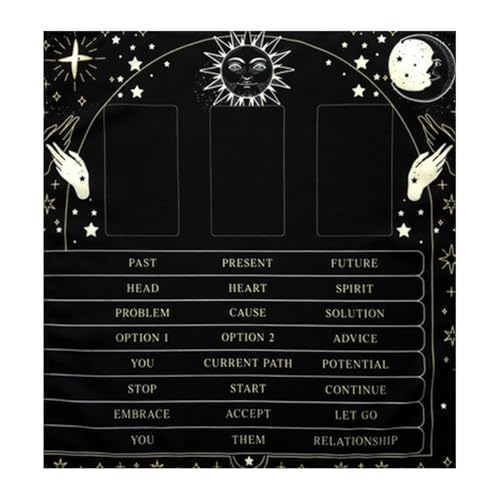 PLCPDM Divinations Karten Tischtuch Wandteppich Astrologys Hexerei von PLCPDM
