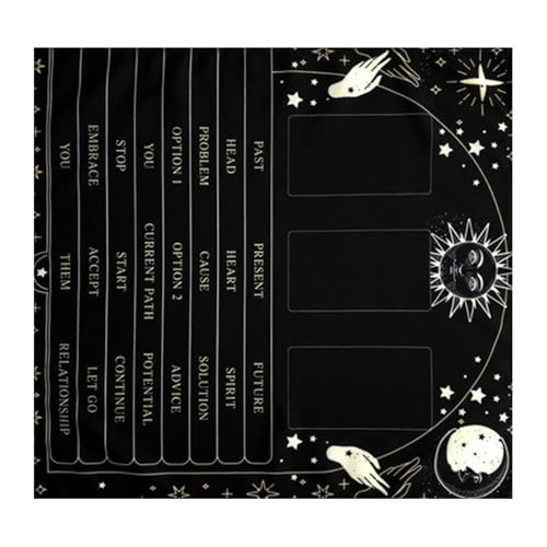 PLCPDM Divinations Karten Tischtuch Wandteppich Astrologys Hexerei von PLCPDM