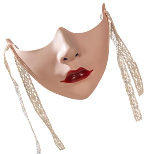 PLCPDM Erwachsene Mechanische Halbgesichtsmaske Maskerade Maske Party Maske Cosplay Maske Ästhetikmaske Für Halloween Weihnachtsfeier von PLCPDM