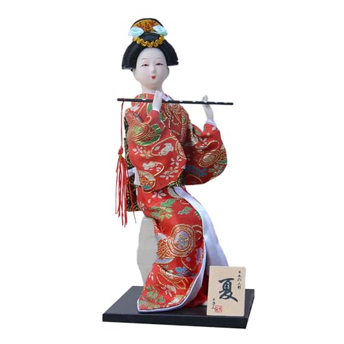 PLCPDM Exquisites 12inch Kimono Geisha Dolls Tischdekoration Perfekt Für Japanische Themen Für Essfläche Raumausstellung von PLCPDM