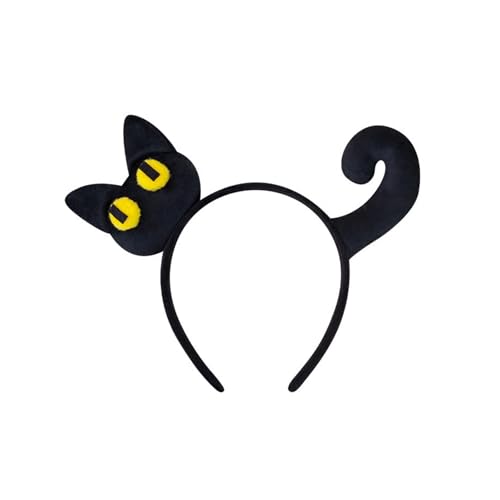 PLCPDM Katzen Kostüm Stirnband Heckband Chnoker Rock Gesicht Aufkleber Für Frauen Mädchen Maskerade Halloween Cosplay Accessoires von PLCPDM