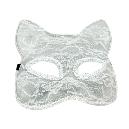 PLCPDM Katzen Maskerade Maske Nachtlichter Katzen Maske Venezianer Maske Halbe Gesichtsmaske Frauen Kostüm Maske Halloween Cosplay Party Maske PLCPDM Katzen Maskerade Maske Nachtlichter Katzen Maske Venezianer Maske Halbe Gesichtsmaske Frauen Kostüm Maske Halloween Cosplay Party Maske von PLCPDM