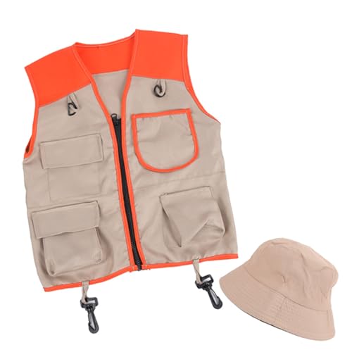 PLCPDM Kids Explorers Kits Mit Safaris Weste Für 4-6 Jahre Alte Jungen Mädchen Kid Safaris Kostüme STEM Outdoor Explorers Kits von PLCPDM