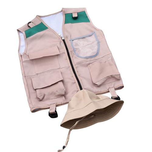 PLCPDM Kids Explorers Kits Mit Safaris Weste Für 4-6 Jahre Alte Jungen Mädchen Kid Safaris Kostüme STEM Outdoor Explorers Kits von PLCPDM